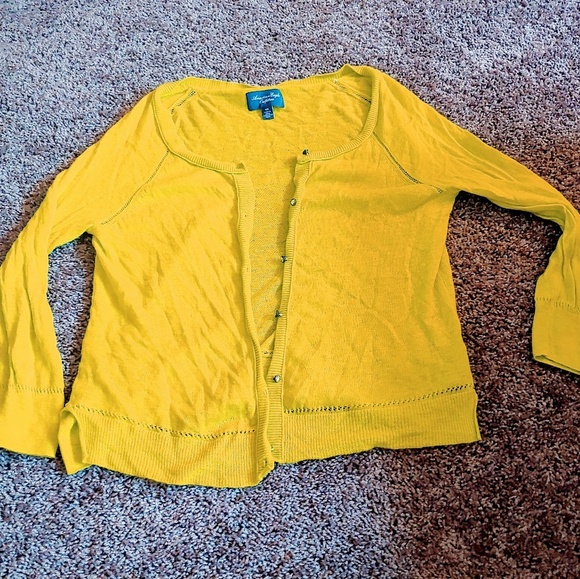 American Eagle Outfitters Sweaters - American eagle mustard/yellow cardigan American Eagle Outfitters Sweaters - American eagle mustard/yellow cardigan